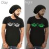 Bat design Glow In dark T-shirt