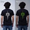 Lotus back print T-shirt