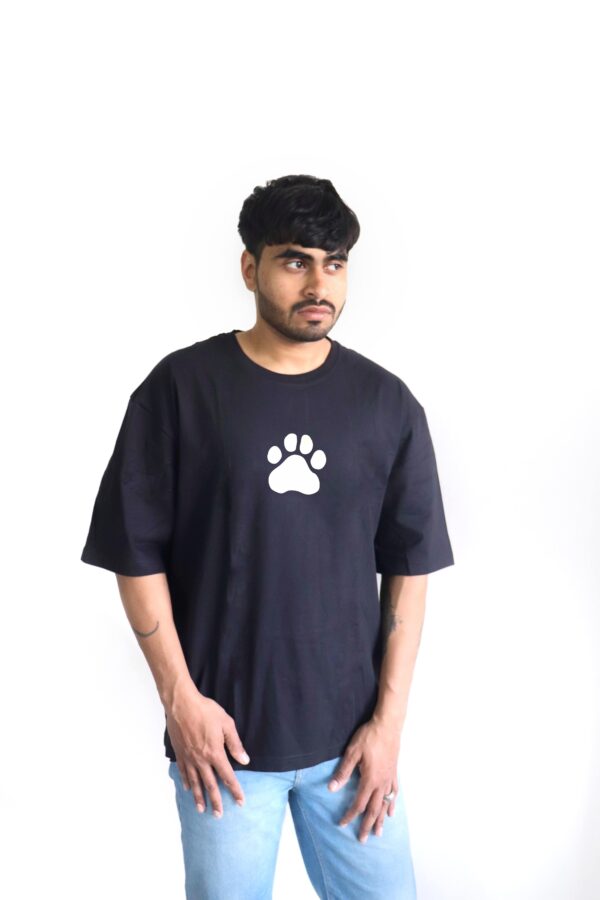 Dog's paw printed T-shirt