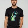 Rainbow reflective T-shirt